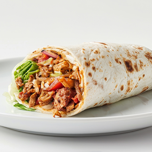 Indian Chicken Shawarma Wrap